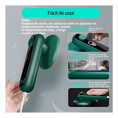 ⚡️PROMOCION DE LANZAMIENTO🚨 - PLANCHA A VAPOR DESINFECTANTE ULTRA RÁPIDA